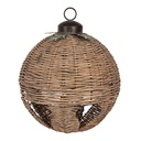 Weihnachtskugel Braun Ø 41x51 cm