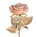 Decoratie tak met bloemen 63 cm