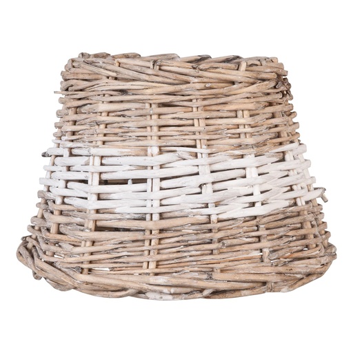 Lampenkap band wit Ø 23x17 cm / E27