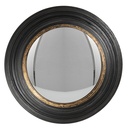 Wall Mirror Black Ø 38x4 cm