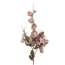 Decoratie tak met bloemen 88 cm