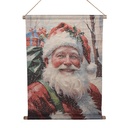Wandkaart Kerstman 55x3x75 cm