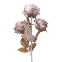Decoratie tak met bloemen 83 cm