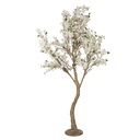 Deko Baum Grün Weiß 130x100x250 cm