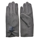 Handschuhe Winter Grau 9x24 cm