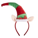 Haarband met kerstmuts 25x6x30 cm