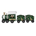 Decoratie trein 60x14x20 cm