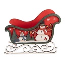 Decoratie slee 16x12x21 cm
