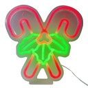 Wandlamp neon Candy Cane 25x2x25 cm