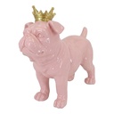 Decoratie hond 35x12x26 cm