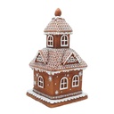 Decoratie huis met LED 14x14x25 cm/ 3xAAA