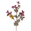 Decoratie tak met bloemen 100 cm