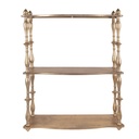 Wall Rack Gold colored 60x20x76 cm