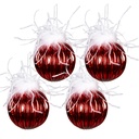 Kerstbal Ø 10x10 cm (set van 4)