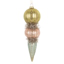 Kerstbal Ø 6x18 cm