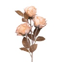 Decoratie tak met bloemen 83 cm