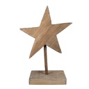 Decoratie ster 15x8x21 cm