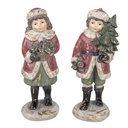 Decoratie kinderen (set van 2) 9x7x22 / 8x8x22 cm