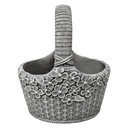 Flower Pot Grey 19x15x23 cm