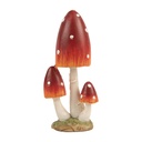 Decoratie paddenstoelen 4x3x9 cm