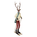 Decoratie hert 19x15x65 cm