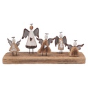 Decoratie engel 34x8x15 cm