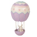 Decoratie konijn in luchtballon Ø 12x20 cm