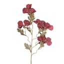 Decoratie tak met bloemen 8x21x82 cm