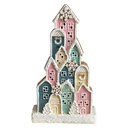 Decoratie van huisjes 16x4x22 cm