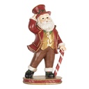 Decoratie kerstman 12x9x21 cm