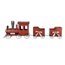 Decoratie trein 94x18x28 cm