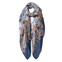 Sjaal 90x180 cm blauw