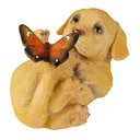 Decoratie hond 14x9x10 cm