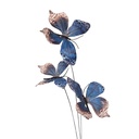 Decoratie tak met vlinders 10x10x65 cm
