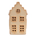 Décoration maison avec LED Beige 6x6x11 cm