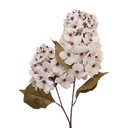 Decoratie tak met bloemen 12x12x90 cm