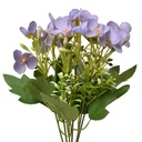 Decoratie tak met bloemen 15x15x30 cm