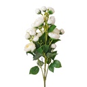 Decoratie tak met bloemen 80 cm