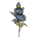 Decoratie tak met bloemen 16x16x72 cm