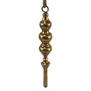 Decoratie hanger kerst Ø 5x34 cm