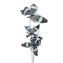 Decoratie tak met vlinders 10x10x65 cm