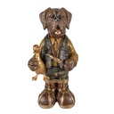 Decoratie hond 16x14x34 cm
