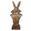 Decoratie buste konijn 12x8x26 cm