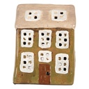Decoratie huisje 10x7x14 cm