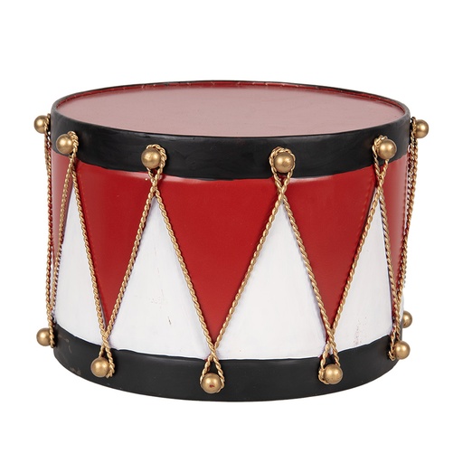Decoratie Trommel 27x27x17 cm