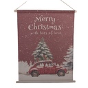 Wandkaart Kerst 76x3x97 cm