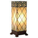 Tafellamp Tiffany 18x18x45 cm E27/max 1x40W