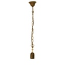 Ketting zink kleur voor Tiffany kap 130 cm E27/max 1x60W