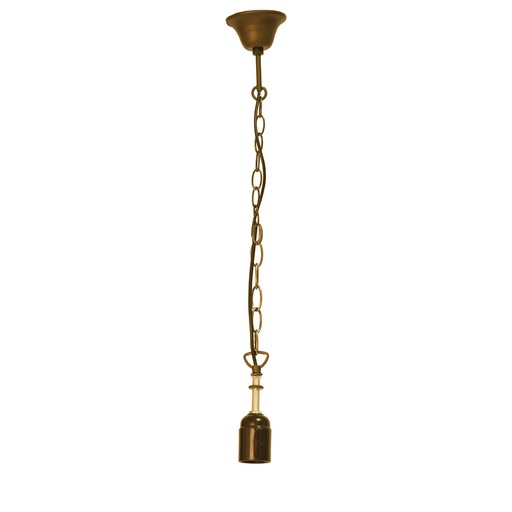 Ketting zink kleur voor Tiffany kap 130 cm E27/max 1x60W