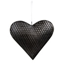 Decoratie hanger hart 25x4x25 cm